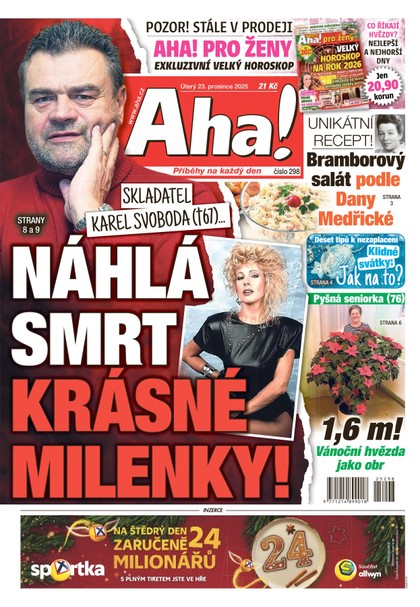 E-magazín AHA! - 23.12.2025 - CZECH NEWS CENTER a. s.