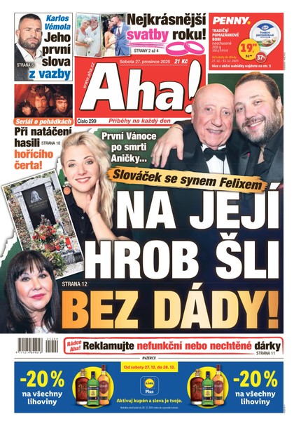 E-magazín AHA! - 27.12.2025 - CZECH NEWS CENTER a. s.