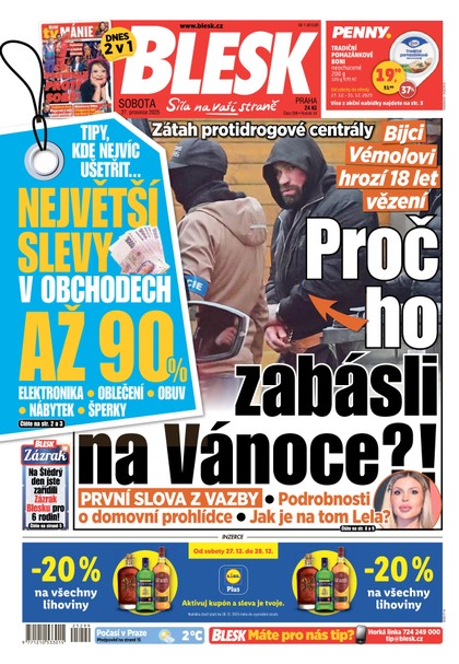 E-magazín Blesk - 27.12.2025 - CZECH NEWS CENTER a. s.