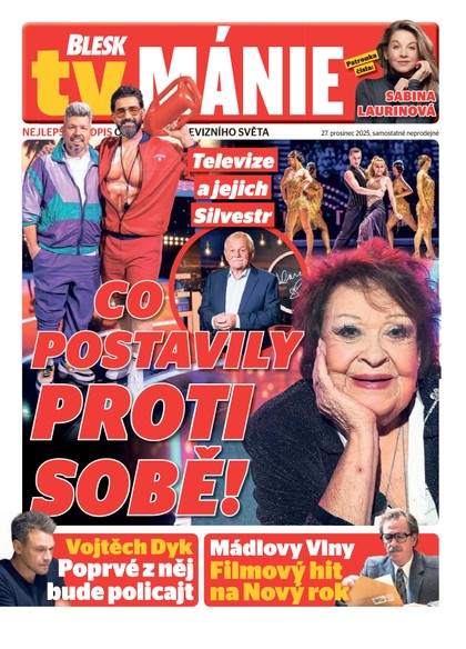 E-magazín Blesk Tv manie - 27.12.2025 - CZECH NEWS CENTER a. s.
