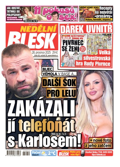 E-magazín NEDĚLNÍ BLESK - 28.12.2025 - CZECH NEWS CENTER a. s.