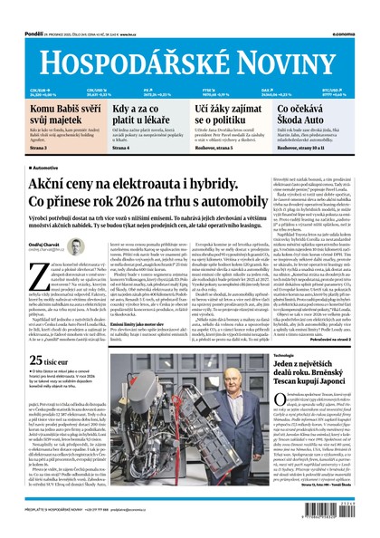 E-magazín HN 249 - 29.12.2025 - Economia, a.s.