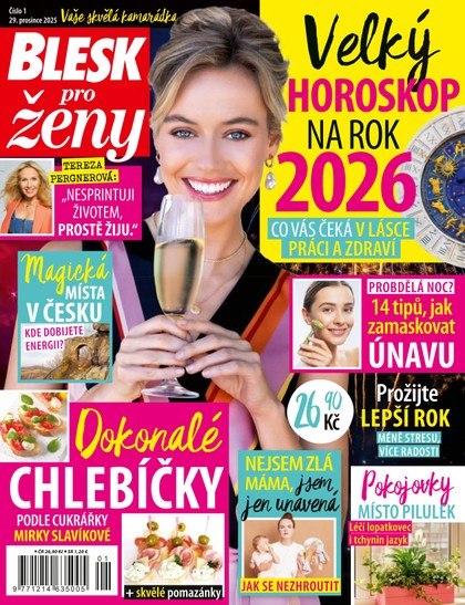 E-magazín BLESK PRO ŽENY - 1/2026 - CZECH NEWS CENTER a. s.