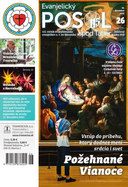 E-magazín Evanjelický posol spod Tatier 26/2025 - TRANOSCIUS a.s.