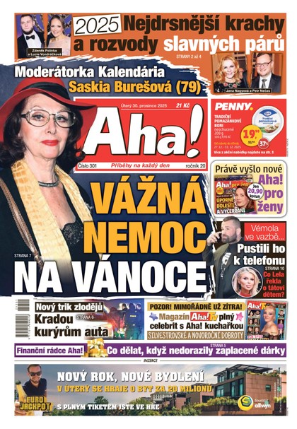 E-magazín AHA! - 30.12.2025 - CZECH NEWS CENTER a. s.