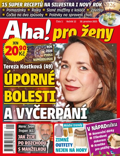 E-magazín AHA! PRO ŽENY - 1/2026 - CZECH NEWS CENTER a. s.