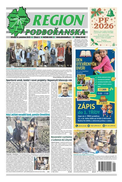 E-magazín Region Podbořanska 01/26 - Ohře Media