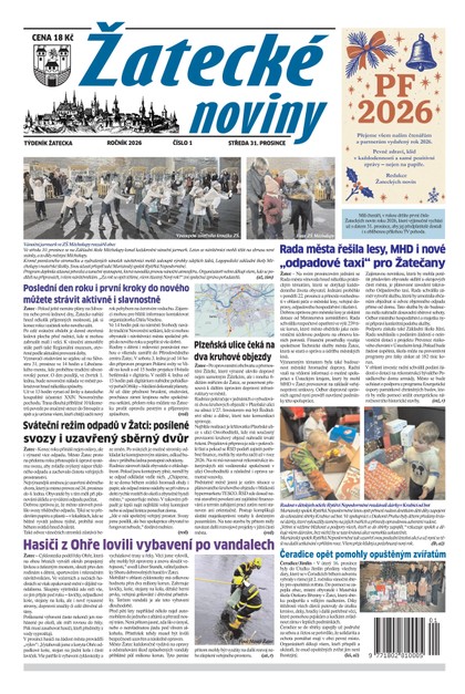 E-magazín Žatecké noviny 01/26 - Ohře Media