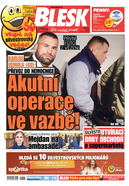 E-magazín Blesk - 31.12.2025 - CZECH NEWS CENTER a. s.