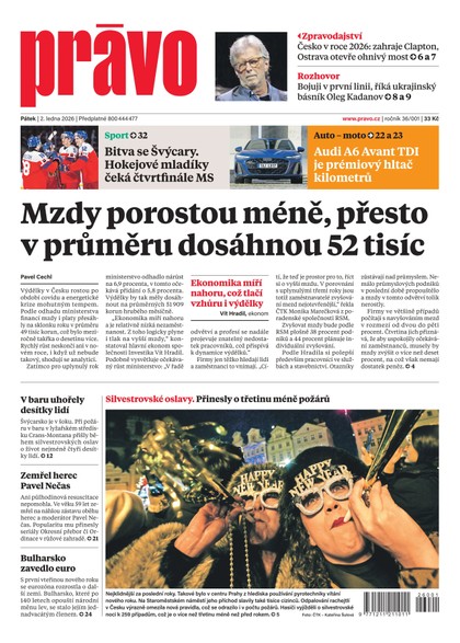 E-magazín Deník Právo - 2.1.2026 - Borgis, a.s.