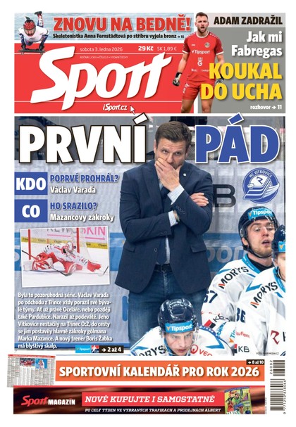 E-magazín Sport - 03.01.2026 - CZECH NEWS CENTER a. s.