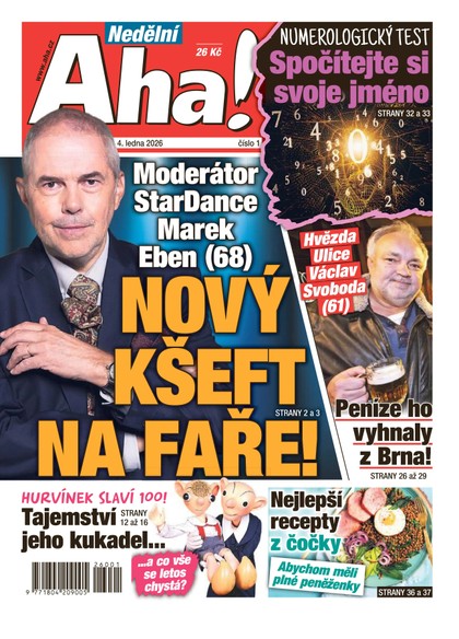 E-magazín NEDĚLNÍ AHA! - 04.01.2026 - CZECH NEWS CENTER a. s.