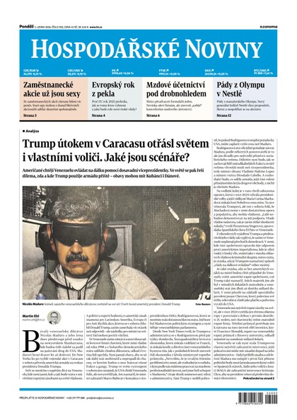 E-magazín HN 002 - 5.1.2026 - Economia, a.s.