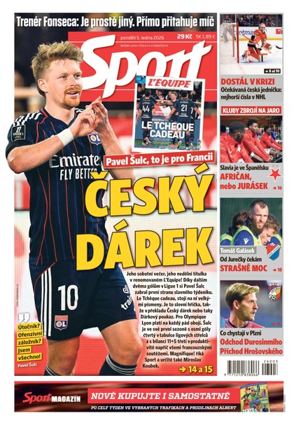E-magazín Sport - 05.01.2026 - CZECH NEWS CENTER a. s.