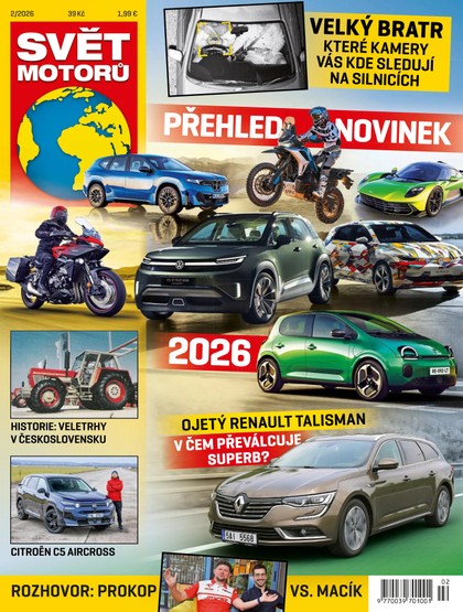 E-magazín Svět motorů - 2/2026 - CZECH NEWS CENTER a. s.
