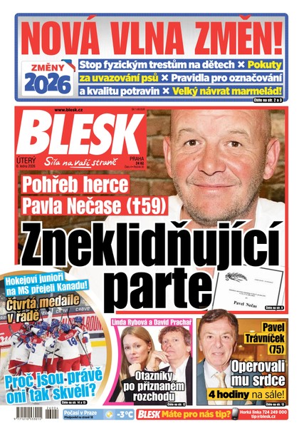 E-magazín Blesk - 06.01.2026 - CZECH NEWS CENTER a. s.