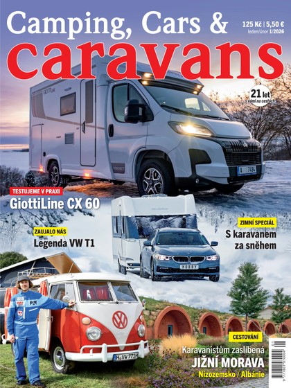 E-magazín  Camping, Cars & Caravans 1/2026 - EEZY Publishing