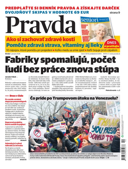 E-magazín Denník Pravda 7. 1. 2026 - OUR MEDIA SR a. s.