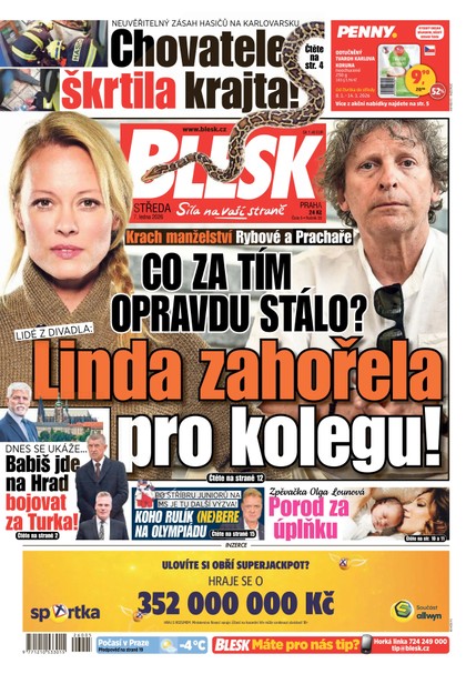 E-magazín Blesk - 07.01.2026 - CZECH NEWS CENTER a. s.
