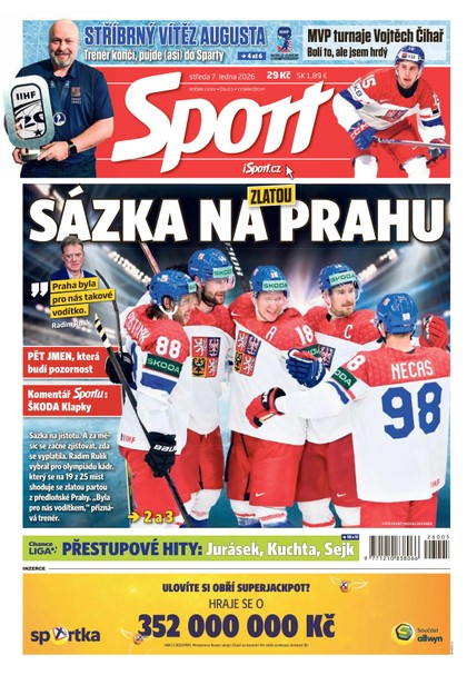 E-magazín Sport - 07.01.2026 - CZECH NEWS CENTER a. s.
