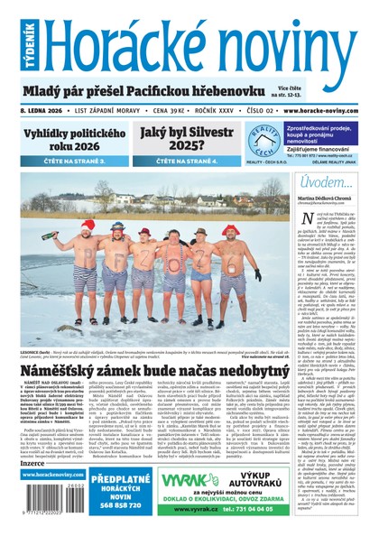 E-magazín Horácké noviny 02/2026 - Horácké noviny