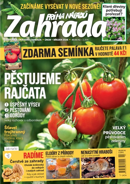E-magazín Zahrada prima nápadů2-3/2026 - Jaga Media, s. r. o.