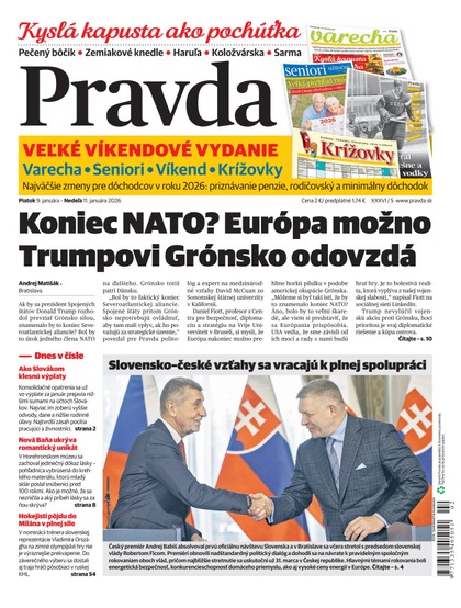 E-magazín Denník Pravda 9. 1. 2026 - OUR MEDIA SR a. s.