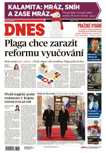 E-magazín MF DNES - 09.01.2026 - MAFRA, a.s.