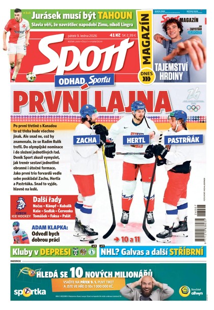 E-magazín Sport - 09.01.2026 - CZECH NEWS CENTER a. s.