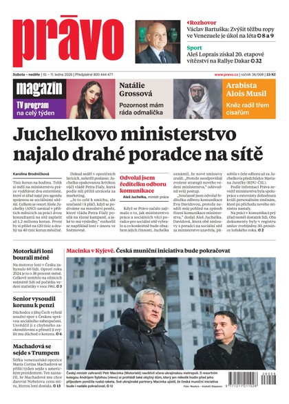 E-magazín Deník Právo - 10.1.2026 - Borgis, a.s.