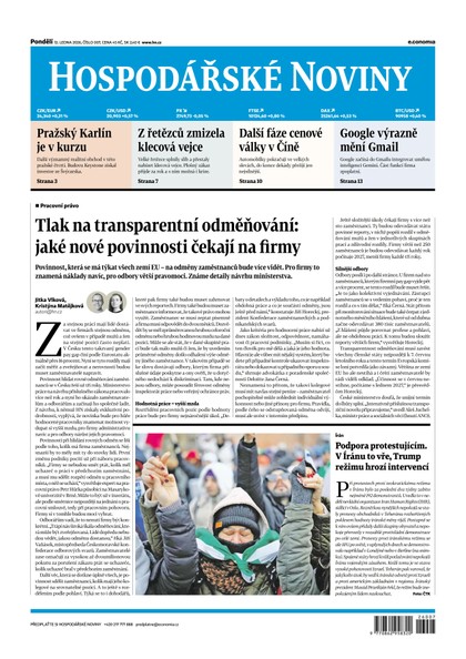 E-magazín HN 007 - 12.1.2026 - Economia, a.s.