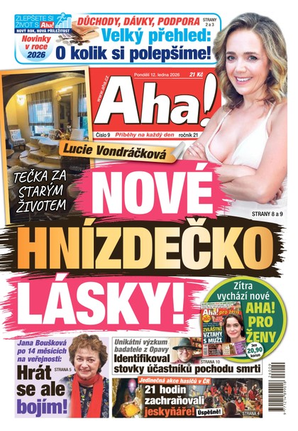 E-magazín AHA! - 12.01.2026 - CZECH NEWS CENTER a. s.