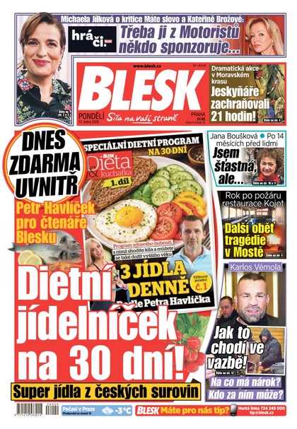 E-magazín Blesk - 12.01.2026 - CZECH NEWS CENTER a. s.