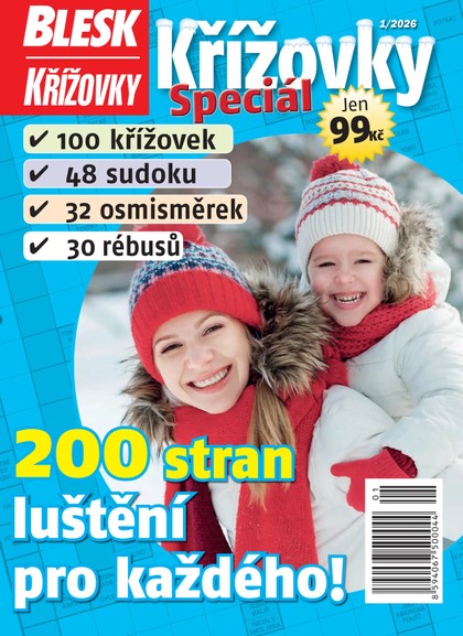 E-magazín Blesk Křížovky Speciál 1/2026 - CZECH NEWS CENTER a. s.