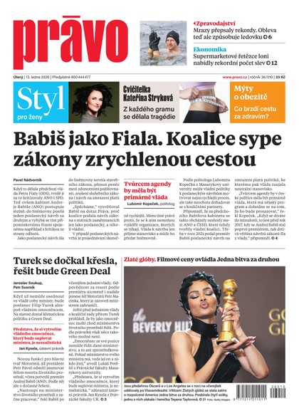 E-magazín Deník Právo - 13.1.2026 - Borgis, a.s.