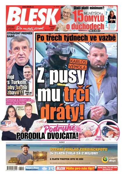 E-magazín Blesk - 13.01.2026 - CZECH NEWS CENTER a. s.
