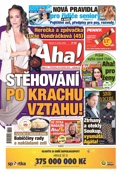 E-magazín AHA! - 14.01.2026 - CZECH NEWS CENTER a. s.