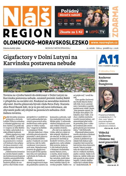 E-magazín Náš Region - Olomoucko/Moravskoslezsko 4/2026 - A 11 s.r.o.