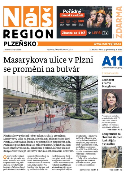 E-magazín Náš Region - Plzeňsko 4/2026 - A 11 s.r.o.