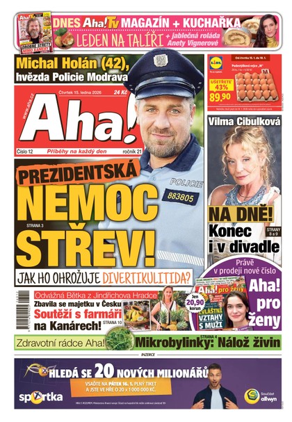 E-magazín AHA! - 15.01.2026 - CZECH NEWS CENTER a. s.