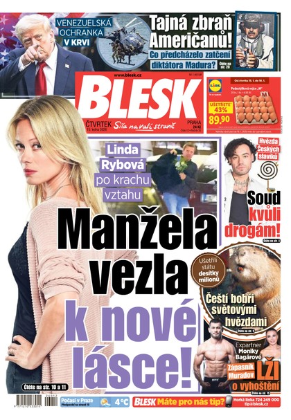 E-magazín Blesk - 15.01.2026 - CZECH NEWS CENTER a. s.