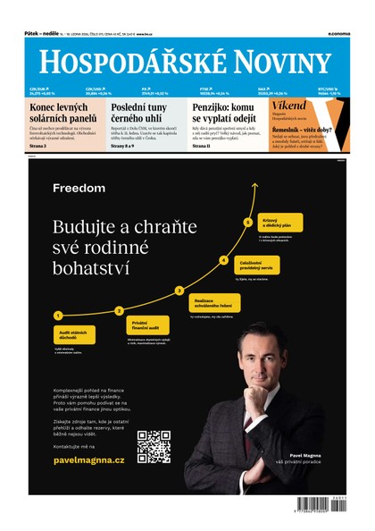 E-magazín HN 011 - 16.1.2026 - Economia, a.s.