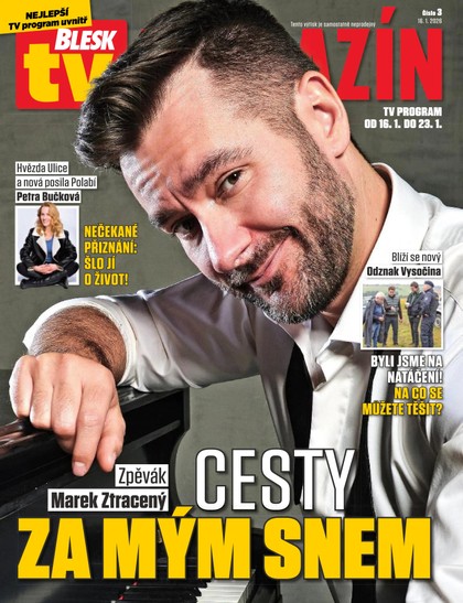 E-magazín Blesk Tv magazín - 16.01.2026 - CZECH NEWS CENTER a. s.