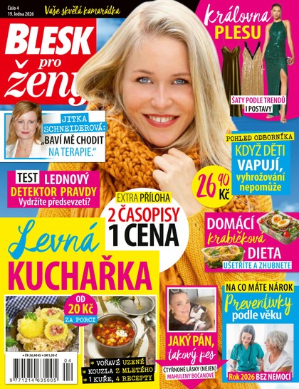 E-magazín BLESK PRO ŽENY - 4/2026 - CZECH NEWS CENTER a. s.