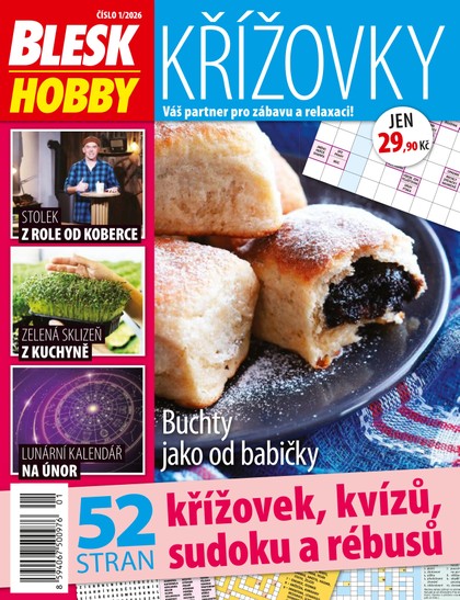 E-magazín Blesk Hobby KŘÍŽOVKY - 01/2026 - CZECH NEWS CENTER a. s.