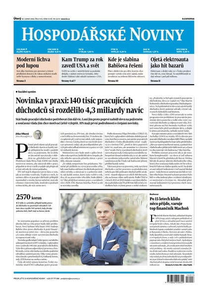 E-magazín HN 013 - 20.1.2026 - Economia, a.s.