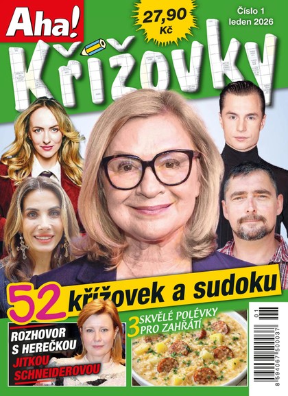 E-magazín AHA! KŘÍŽOVKY - 1/2026 - CZECH NEWS CENTER a. s.