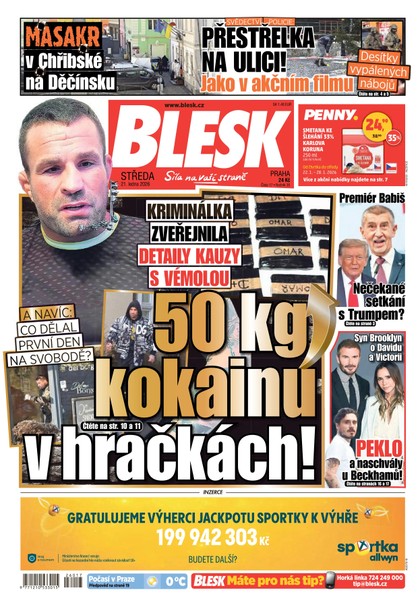 E-magazín Blesk - 21.01.2026 - CZECH NEWS CENTER a. s.