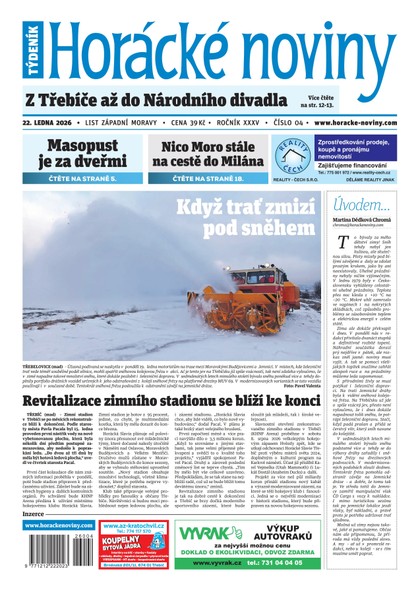 E-magazín Horácké noviny 04/2026 - Horácké noviny