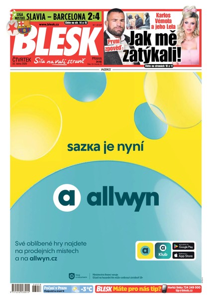 E-magazín Blesk - 22.01.2026 - CZECH NEWS CENTER a. s.